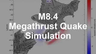 Simulation of a Magnitude 84 Megathrust Quake in New Zealand [upl. by Risley]