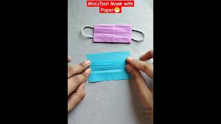 Miniature Paper Mask making Tutorial for kids ArasEasyArt diy crafting mask papercraft [upl. by Elisabet]