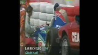 Barrichellos Imola crash in 1994 [upl. by Mackenie]