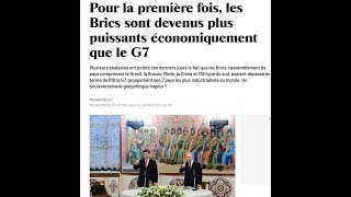 DISSERTATION DE GÉOPOLITIQUE  ENTRE LES BRICS ET LE G7  QUE PRÉFÈRE LHUMANITÉ CONTEMPORAINE [upl. by Hosfmann]