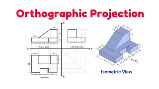 Introduction To Orthographic ProjectionFirst Angle Projection Explained Engineering Drawing [upl. by Elly]