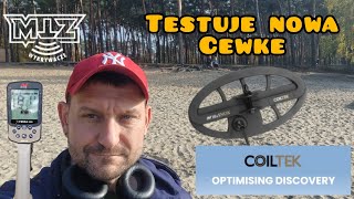 Poszukiwania z xterra elite  unboxing i pierwsze testy cewki Coiltek 10x5 od MTZ wykrywacze [upl. by Odla304]