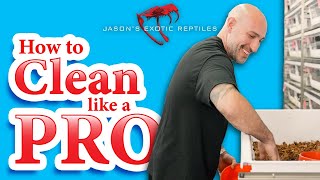 Cleaning Reptiles at Scale How to clean like a pro [upl. by Aketal603]