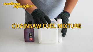 How to make the fuel mixture Salemmaster chiansaw [upl. by Lemieux249]