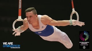 PETROUNIAS Eleftherios GRE  2015 Artistic Worlds  Qualifications Rings [upl. by Angi]