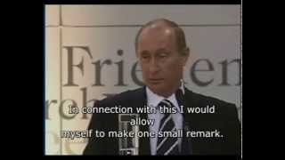 Putins landmark speech at the Munich Security Conference 44 [upl. by Ahtenek310]