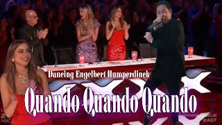 Quando Quando Quando  Engelbert Humperdinck  all judges amp Audience dancing  America’s Got Talent [upl. by Lougheed]