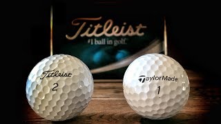 Titleist AVX vs Taylormade TP5  LOW SPIN GOLF BALL FACEOFF [upl. by Eseeryt179]