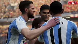 🔴LIVE  ARGENTINA vs COLOMBIA I COPA AMERICA 2024 FINAL MATCH FULL LIVE STREAMING I eFOOTBALL PES 21 [upl. by Canada]