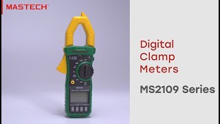 New MASTECH MS2109 Series Digital Clamp Meters [upl. by Nnor498]