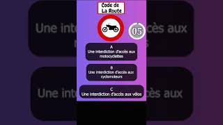 🔴 Test code de la route gratuit 🟢codedelaroute autoecole autoecoleenligne quiz permisb [upl. by Beera777]