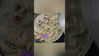 Creamy Mushroom green peas Curryfood mushroomscurry [upl. by Nagey497]