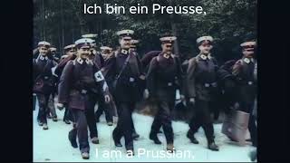 Preußenlied Prussian Anthem with colourised footage [upl. by Lauzon]