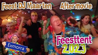 Feesttent  Exmorra feestdjmaarten Aftermovie bmebookings [upl. by Naujek]