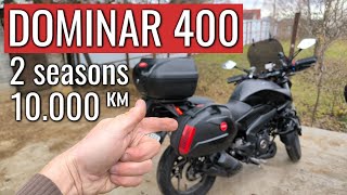 Bajaj DOMINAR 400 2 SEASONS 10000 KM [upl. by Lekzehcey]