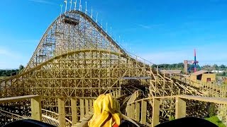 Cú Chulainn front seat onride HD POV 60fps Tayto Park Cu Chulainn [upl. by Atekin898]