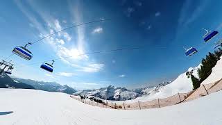 2022 Abfahrt Sunnegg Bergstation nach Oberdamüls [upl. by Alleunamme]