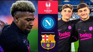 🔥 MATCH PREVIEW NAPOLI  BARÇA 🔥 202122 [upl. by Zellner582]