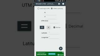 WGS84 UTMampLatLon Converter [upl. by Idaf760]