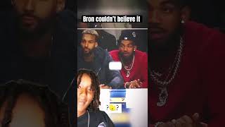 Bron was froze 😂😂😂😂 basketball sports nba lakers nba2k23 hiphop music lebronjames [upl. by Kceb]