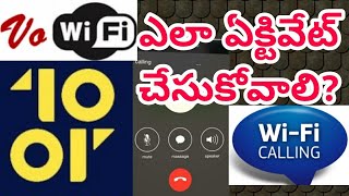 How to Turn On VoWiFi Calling in 10or G  WiFi Calling for Mi A1  in Telugu [upl. by Nahtad]