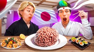 PROBANDO CEREBRO EN RESTAURANTE DE JAPÓN  CIUDADANO DEL MUNDO  LOS POLINESIOS [upl. by Eadwina495]