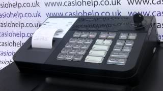 CASIO SES10  PCRT280 Cash Register Set Up  Programming [upl. by Thorrlow]