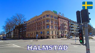 Halmstad  Virtual Walking Tour in 4K  April 2023  Sweden [upl. by Inavoj587]