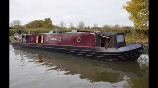 FOR SALE  Girl Ia 58 Semi Trad 2014 Tim Tyler  Blisworth Tunnel Narrowboat [upl. by Takashi]