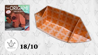 1810  Snapping Turtle Head Part 1  Easy ORIGAMI Calendar 2024 [upl. by Clance]