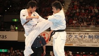 【新極真会】第29回全日本ウエイト制大会 男子中量級準々決勝1 KARATE [upl. by Edlun116]