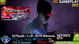 Tekken Tag Tournament PC Gameplay  PCSX2  Full Playable  PS2 Emulator  1080p60FPS  2022 Latest [upl. by Enyawud446]