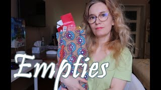 EMPTIES si produse care nu imi plac  cosmetice consumate [upl. by Lemrahs]