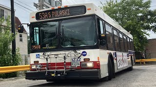 CTA On Board Riding 2006 New Flyer D40LF Bus 1232 on Route 53A South Pulaski Southbound to 111th [upl. by Devan]