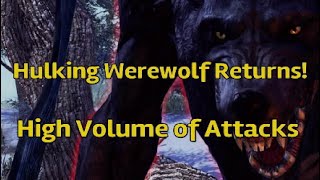 ESO  Hulking Draugr Werewolf Returns Spamming Beast of Howl Attacks [upl. by Grady]