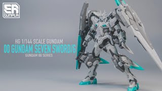 GUNPLA CUSTOM BUILD HG 00 SEVEN SWORDG [upl. by Lustick]