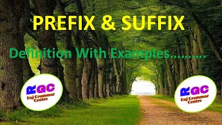 Prefix and Suffix in English Grammar [upl. by Zwiebel668]