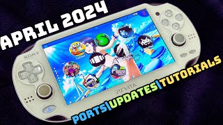 PsVita Ports amp Homebrews April 2024 [upl. by Adas886]