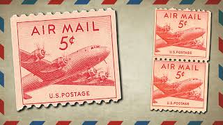 Americas First Airmail Coil Stamp [upl. by Corydon]