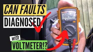 Finding CAN Bus Faults With Multimeter  CAN Bus Diagnostics  Mechanic Mindset [upl. by Aissela223]