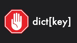 STOP Using dictkey To Access Dictionary Values In Python Or Your Scripts Might Crash More [upl. by Adnamar]