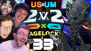 A SPICY CAGE MATCH  Pokemon USUM 2v2 Randomized Soul Link Cagelocke • 33 [upl. by Annirtak]