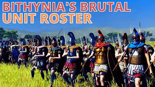 THE BRUTAL NEW ROSTER OF BITHYNIA  FULL RIS Unit Roster Guide  RIS v06 Preview [upl. by Ennovart289]