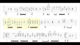 Guthrie Govan  Wonderful Slippery Thing  Guitar TAB [upl. by Fannie]