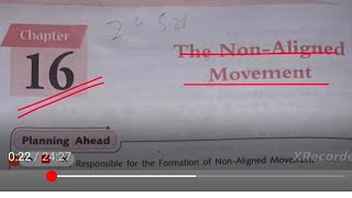 ICSE class 10 history chapter 16 The Non Aligned Movement [upl. by Jacenta373]