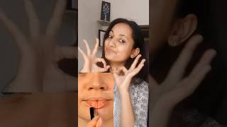 Omg celebrity style overline lips hack😲😱Lets try this hack✅ytshorts hack lipstick overline [upl. by Lull]