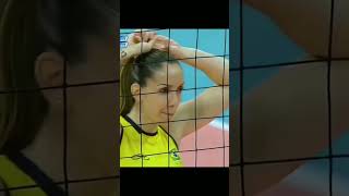 Thaisa Daher vs Nataliya Goncharova Volleyball battle [upl. by Imailiv396]