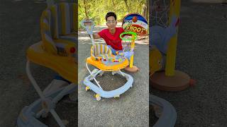 Baby Walker Set Height Adjustable Kit Indoor amp Outdoor Unboxing 🔥 [upl. by Enalb]