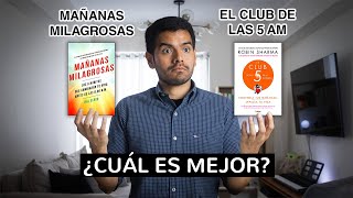 ¿Cuál es la Mejor Rutina Matutina El Club 5 de la Mañana vs Mañanas Milagrosas [upl. by Caplan]