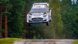 Best of WRC Rally Finland 2024  Crashes Action and Raw Sound [upl. by Eelyah]